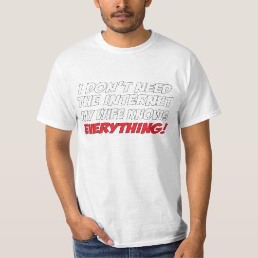 妻は大切なシャツを知っている Tシャツ (正面)