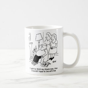 妻は夫が夢の男であることを願う。おもしろい コーヒーマグカップ