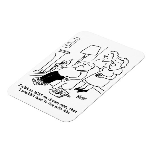 妻は夫が夢の男であることを願っている マグネット (左側)