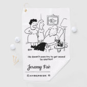 妻は夫が求婚しようとはしないと言う ゴルフタオル (インサイチュ)