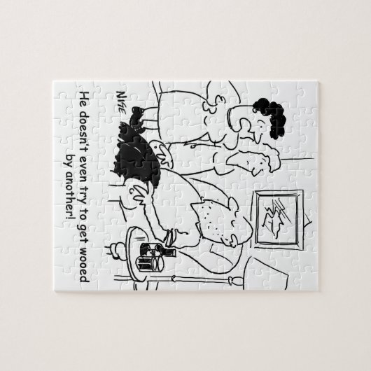 妻は夫が求婚しようとはしないと言う ジグソーパズル (横)