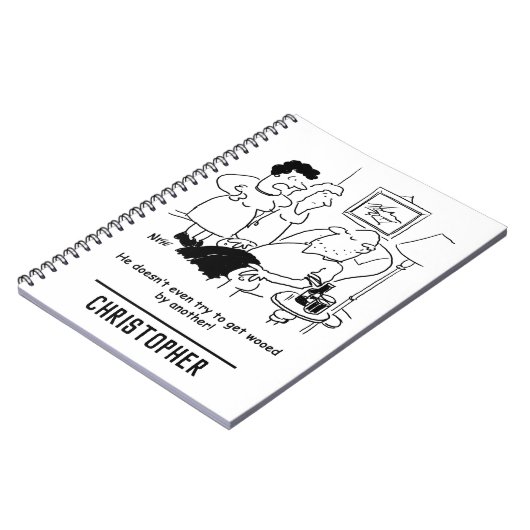 妻は夫が求婚しようとはしないと言う ノートブック (左側)