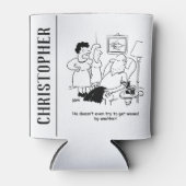 妻は夫が求婚しようとはしないと言う 缶クーラー (正面)