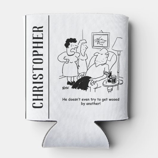 妻は夫が求婚しようとはしないと言う 缶クーラー (裏面)