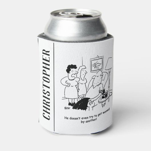 妻は夫が求婚しようとはしないと言う 缶クーラー (缶裏面)
