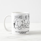 妻は夫のビール代を家事に使う コーヒーマグカップ (左)