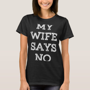 妻は夫婦結婚した夫Pがいないと Tシャツ