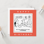 妻は家政婦にビール代を使う カード (正面/裏面インサイチュ)