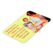 妻は常に右の結婚磁石 マグネット (左側)