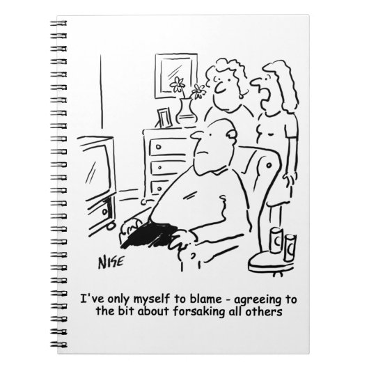 妻は誓いを結婚後悔する ノートブック (正面)