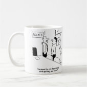 妻は駐車時に関連カウンセラーの車を解体する コーヒーマグカップ (左)