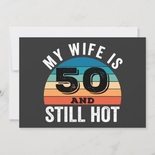 妻は50歳でもまだセクシー 招待状 (正面)