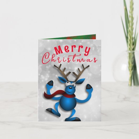 妻へのクリスマスの願い カード (正面)