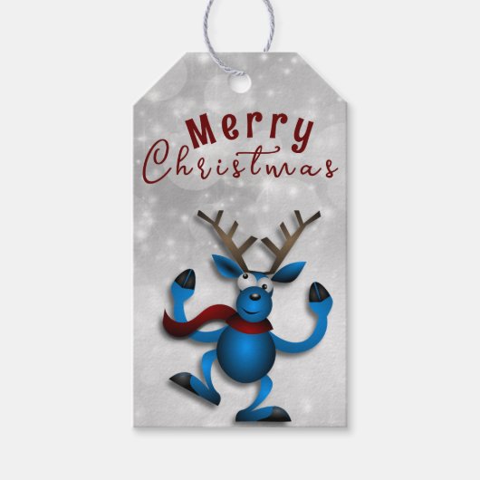 妻へのクリスマスの願い ギフトタグ (正面)