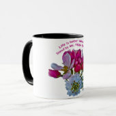 妻へのハッピーバースデー。 マグカップ (正面左)