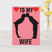 妻へのバレンタインデーのカード カード (黄色い花)