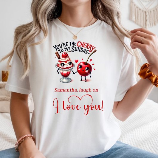 妻へのパーソナライズギフト 楽しい食べ物 女性 Tシャツ