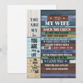 妻へのプレゼント | 夫から妻へのラブレター シーズンカード (正面/裏面)