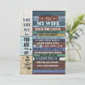 妻へのプレゼント | 夫から妻へのラブレター シーズンカード (スタンド正面)