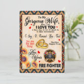 妻へのプレゼント | 夫から妻への愛の手紙 招待状 (スタンド正面)