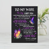 妻へのプレゼント | 夫から妻への手紙 シーズンカード (スタンド正面)