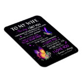 妻へのプレゼント | 夫から妻への手紙 マグネット (右側)