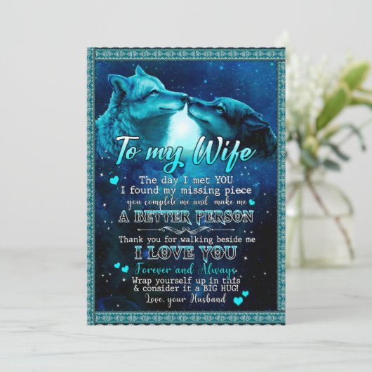 妻へのプレゼント | 永遠に愛してる手紙 シーズンカード (スタンド正面)