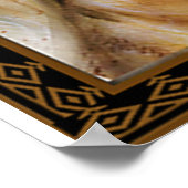 妻へのライオンギフト、愛の妻の誕生日ギフトアイディア ポスター (角)