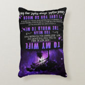 妻へのラブレター ハズバンド からのブランケット アクセントクッション (正面(垂直))