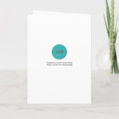 妻への周年記念カード「mileposts」 カード (裏面)