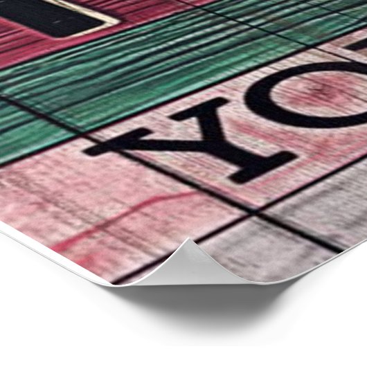 妻への夫の手紙 |愛引用文ギフト ポスター (角)