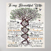 妻への愛引用文 |ホームデコレーション ポスター (正面)