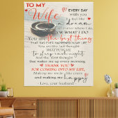 妻への愛引用文 |妻のトレンディープレゼント キャンバスプリント (インサイチュ (リビング))