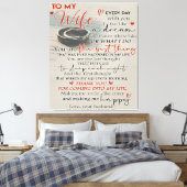 妻への愛引用文 |妻のトレンディープレゼント キャンバスプリント (インサイチュ (寝室))