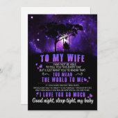 妻への愛 | 私の妻よ、愛している 招待状 (正面/裏面)