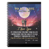 妻への手紙バレンタインデーの贈り物 ノートブック (正面)