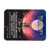 妻への手紙 | 夫から妻へのラブレター マグネット (横)