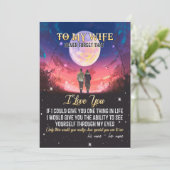 妻への手紙 | 夫から妻へのラブレター 招待状 (スタンド正面)