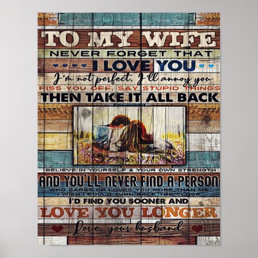 妻への母誕生日贈答状 ポスター (正面)