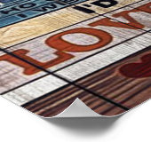 妻への母誕生日贈答状 ポスター (角)