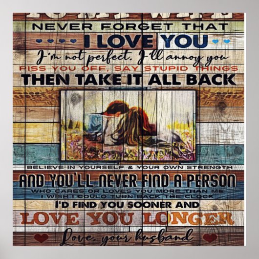 妻への母誕生日贈答状 ポスター (正面)