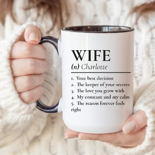 妻への特別な贈り物 新婚夫婦のためのオーダーメイドマグカップ マグカップ