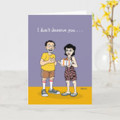 妻への結婚記念日カード「That's Life」 カード (黄色い花)