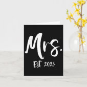 妻への記念日のプレゼントのアイデア 夫から Mrs. E カード (黄色い花)
