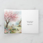 妻への記念日グリーティングカード サンキューカード (内部)