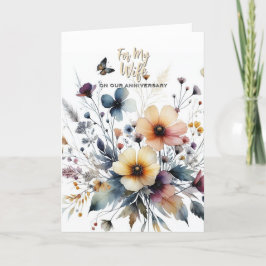 妻への記念日グリーティングカード サンキューカード