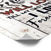 妻への贈与 |私の妻に素敵な手紙 ポスター (角)