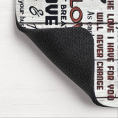 妻への贈与 |私の妻に素敵な手紙 マウスパッド (コーナー)