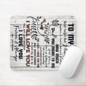 妻への贈与 |私の妻に素敵な手紙 マウスパッド (マウス)