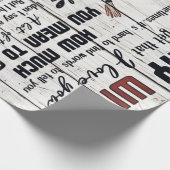 妻への贈与 |私の妻に素敵な手紙 ラッピングペーパー (角)